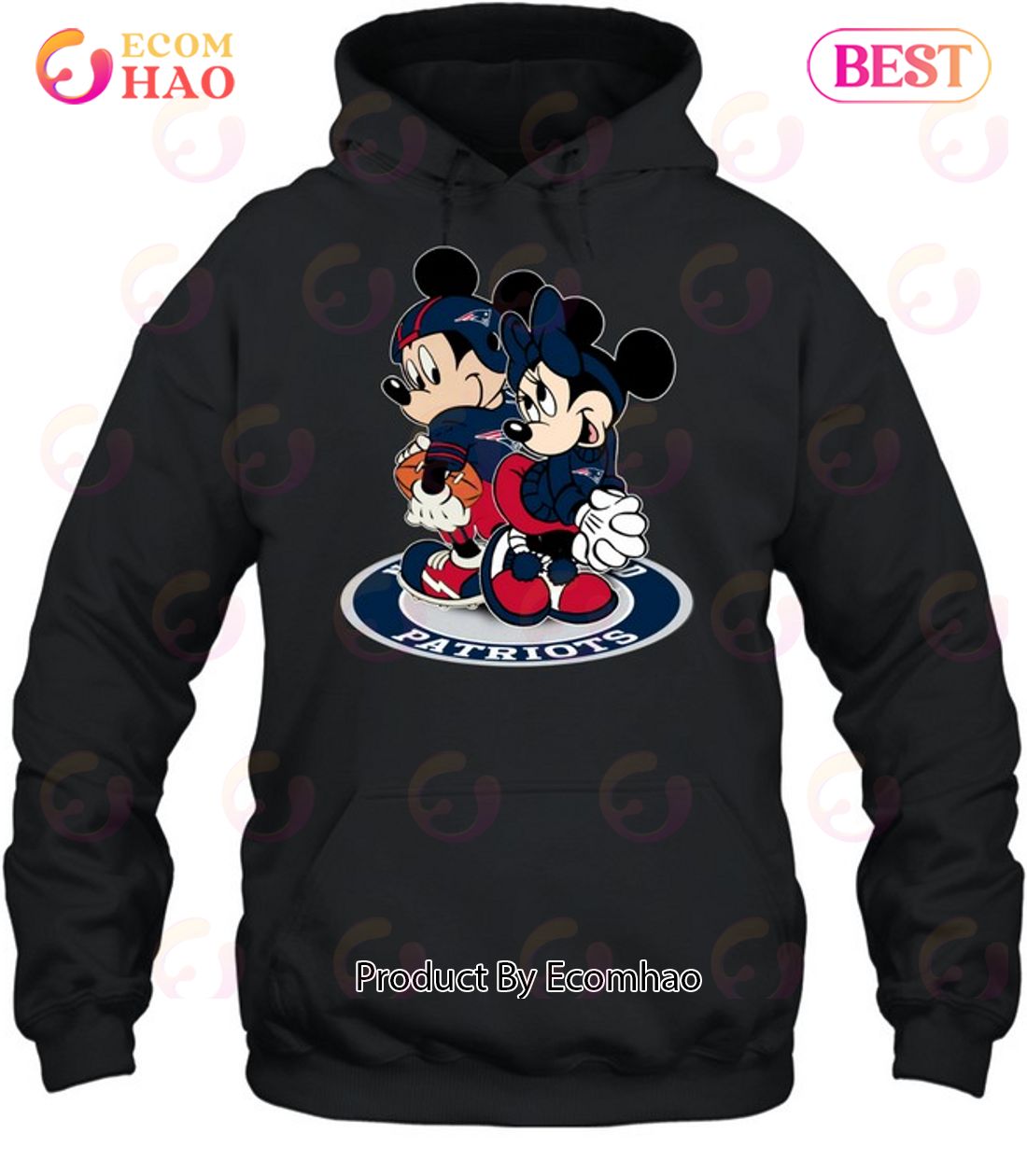 NFL New England Patriots Mickey & Minnie T-Shirt