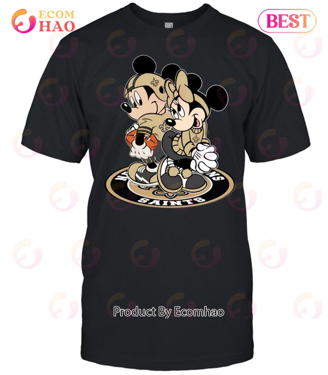 NFL New Orleans Saints Mickey & Minnie T-Shirt