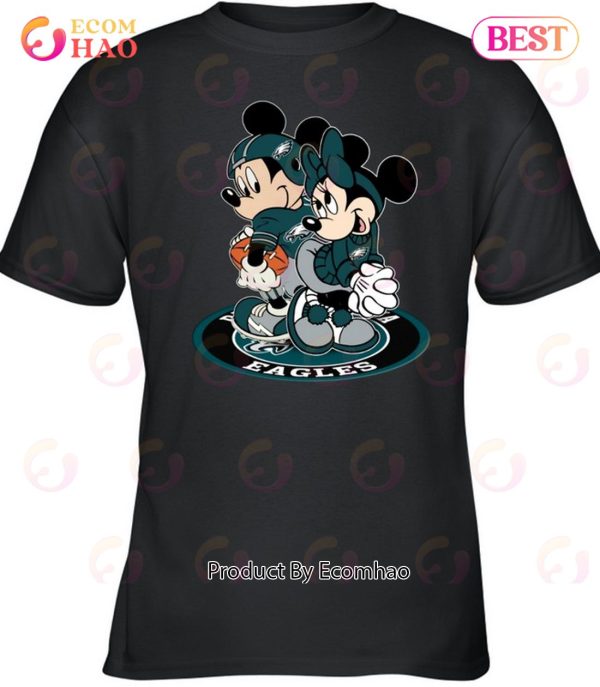 NFL Philadelphia Eagles Mickey Mouse And Minnie Mouse Shirt - Freedomdesign