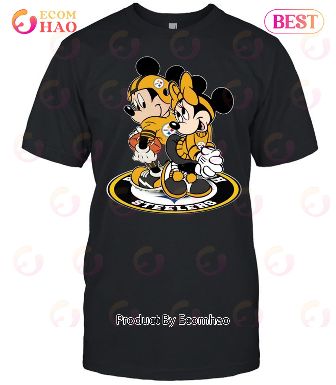 NFL Pittsburgh Steelers Mickey & Minnie T-Shirt