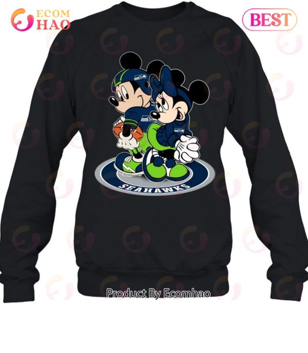 NFL Seattle Seahawks Mickey & Minnie T-Shirt