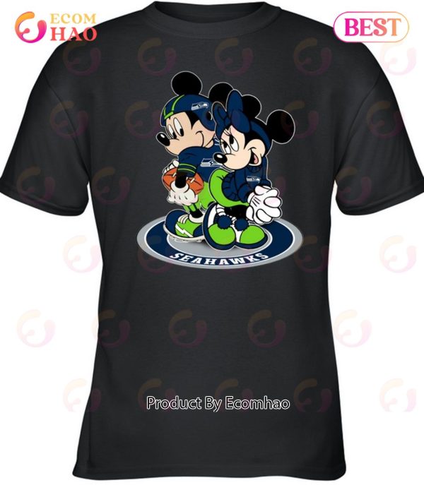 NFL Seattle Seahawks Mickey & Minnie T-Shirt