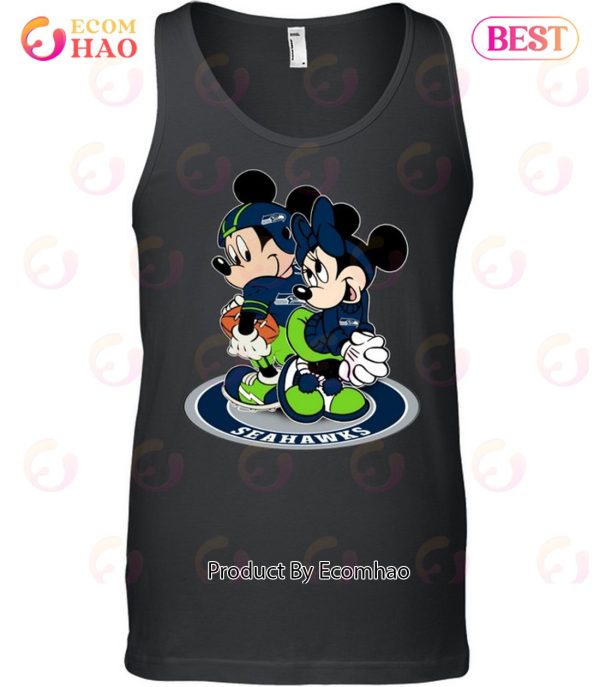 NFL Seattle Seahawks Mickey & Minnie T-Shirt