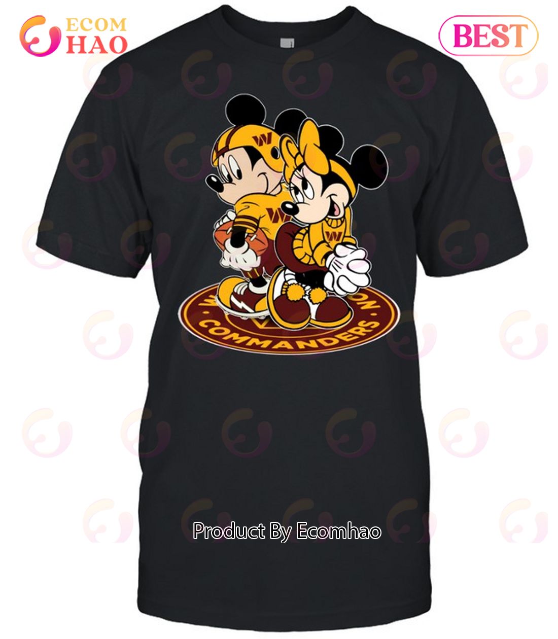 NFL Washington Commanders Mickey & Minnie T-Shirt