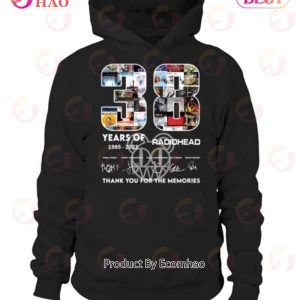 38 Years Of 1985 – 2023 Radiohead Thank You For The Memories T-Shirt