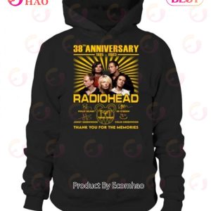 38th Anniversary 1985 – 2023 Radiohead Thank You For The Memories T-Shirt