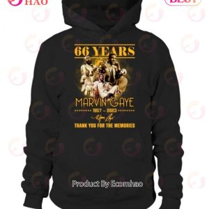 66 Years Marvin Gaye 1957 – 2023 Thank You For The Memories T-Shirt