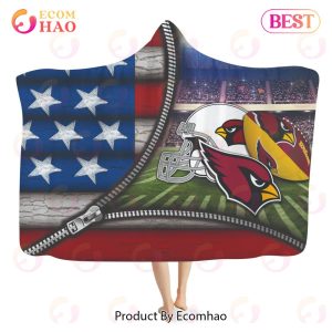 NFL Arizona Cardinals 3D Hooded Blanket American
