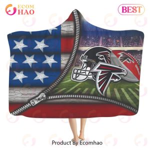 NFL Atlanta Falcons 3D Hooded Blanket American