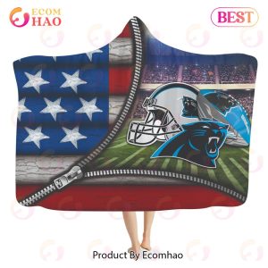 NFL Carolina Panthers 3D Hooded Blanket American