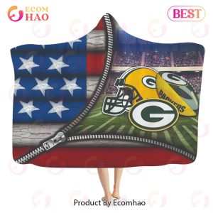 NFL Green Bay Packers 3D Hooded Blanket American