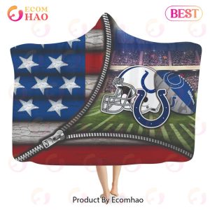 NFL Indianapolis Colts 3D Hooded Blanket American