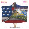 NFL Las Vegas Raiders 3D Hooded Blanket American NFL Las Vegas Raiders 3D Hooded Blanket American