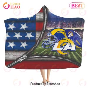 NFL Los Angeles Rams 3D Hooded Blanket American