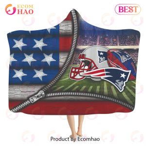NFL New England Patriots 3D Hooded Blanket American