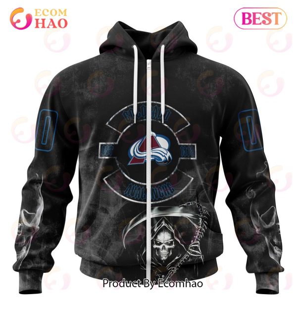 NHL Colorado Avalanche Specialized Kits For Rock Night 3D Hoodie