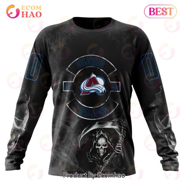 NHL Colorado Avalanche Specialized Kits For Rock Night 3D Hoodie