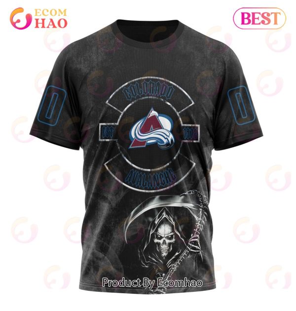 NHL Colorado Avalanche Specialized Kits For Rock Night 3D Hoodie