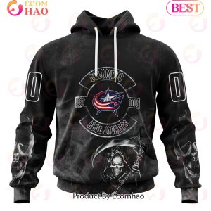 NHL Columbus Blue Jackets Specialized Kits For Rock Night 3D Hoodie