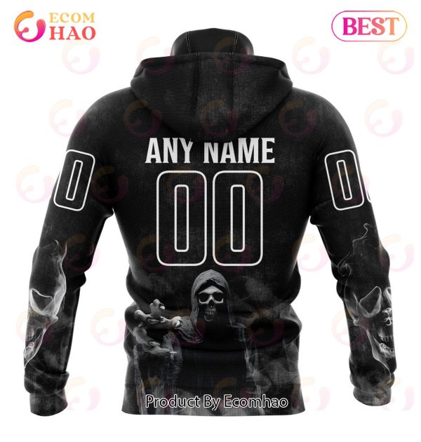 NHL Columbus Blue Jackets Specialized Kits For Rock Night 3D Hoodie