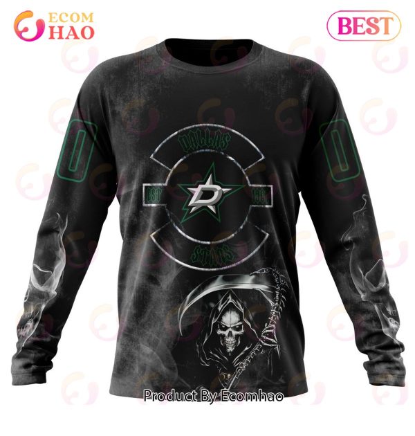 NHL Dallas Stars Specialized Kits For Rock Night 3D Hoodie