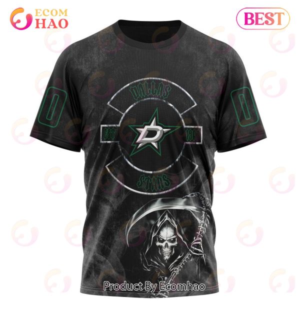 NHL Dallas Stars Specialized Kits For Rock Night 3D Hoodie