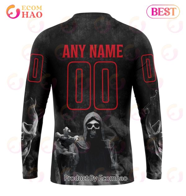 NHL Detroit Red Wings Specialized Kits For Rock Night 3D Hoodie