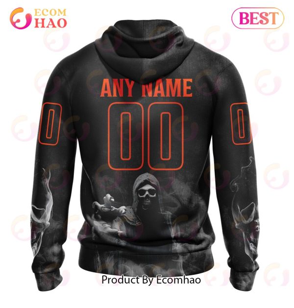 NHL Edmonton Oilers Specialized Kits For Rock Night 3D Hoodie