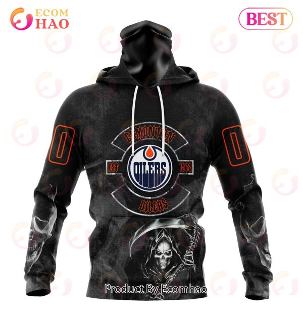 NHL Edmonton Oilers Specialized Kits For Rock Night 3D Hoodie