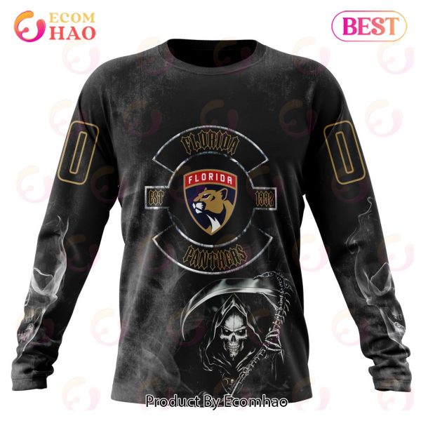 NHL Florida Panthers Specialized Kits For Rock Night 3D Hoodie