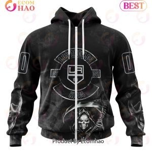 NHL Los Angeles Kings Specialized Kits For Rock Night 3D Hoodie