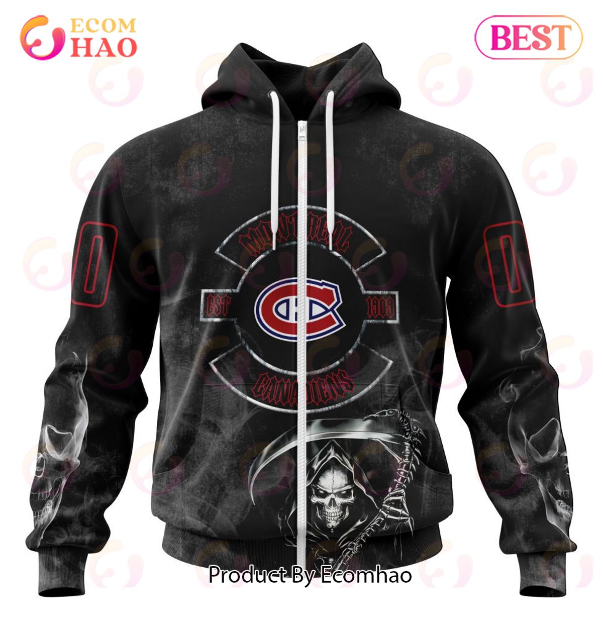 NHL Montreal Canadiens Specialized Kits For Rock Night 3D Hoodie