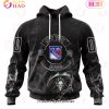 NHL New York Rangers Specialized Kits For Rock Night 3D Hoodie