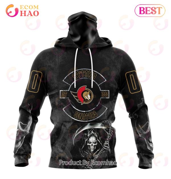 NHL Ottawa Senators Specialized Kits For Rock Night 3D Hoodie