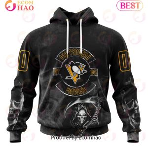 NHL Pittsburgh Penguins Specialized Kits For Rock Night 3D Hoodie