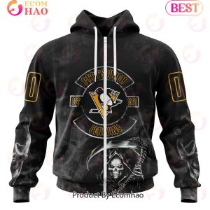 NHL Pittsburgh Penguins Specialized Kits For Rock Night 3D Hoodie
