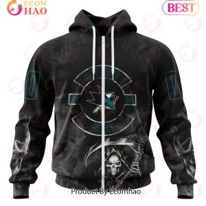 NHL San Jose Sharks Specialized Kits For Rock Night 3D Hoodie