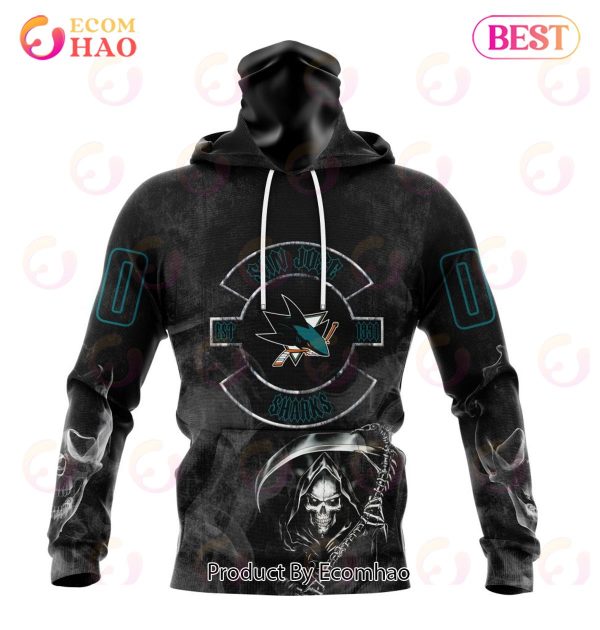 NHL San Jose Sharks Specialized Kits For Rock Night 3D Hoodie
