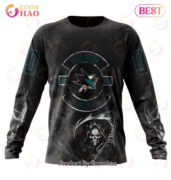 NHL San Jose Sharks Specialized Kits For Rock Night 3D Hoodie