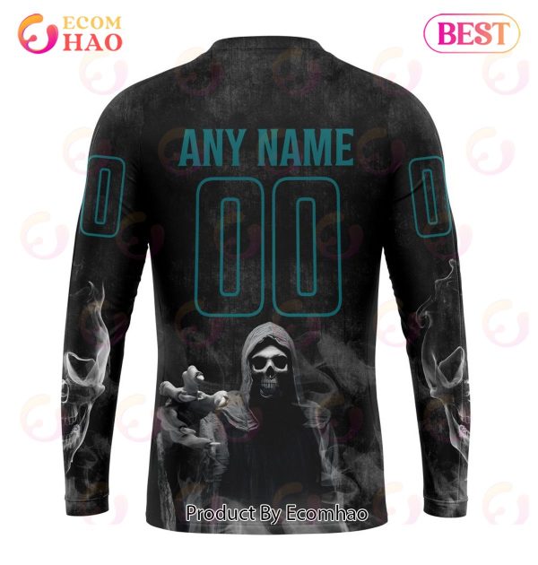 NHL San Jose Sharks Specialized Kits For Rock Night 3D Hoodie