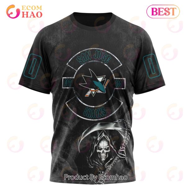 NHL San Jose Sharks Specialized Kits For Rock Night 3D Hoodie