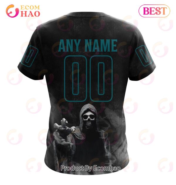 NHL San Jose Sharks Specialized Kits For Rock Night 3D Hoodie