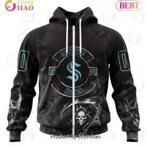 NHL Seattle Kraken Specialized Kits For Rock Night 3D Hoodie