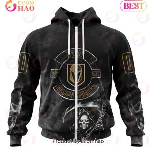 NHL Vegas Golden KNight 3D Hoodies Specialized Kits For Rock Night 3D Hoodie