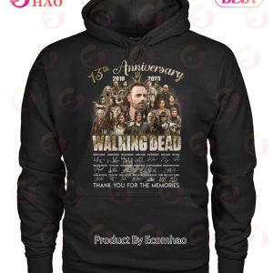 13th Anniversary 2010-2023 The Walking Dead Thank You For The Memories T-Shirt