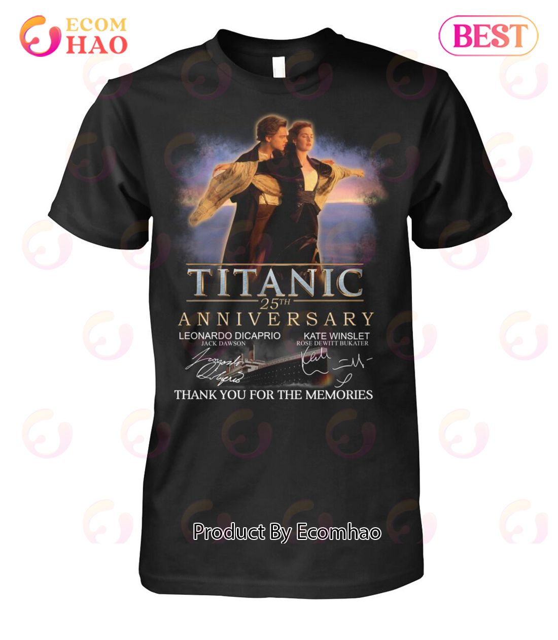 Titanic 25th Anniversary Thank You For The Memories T-Shirt