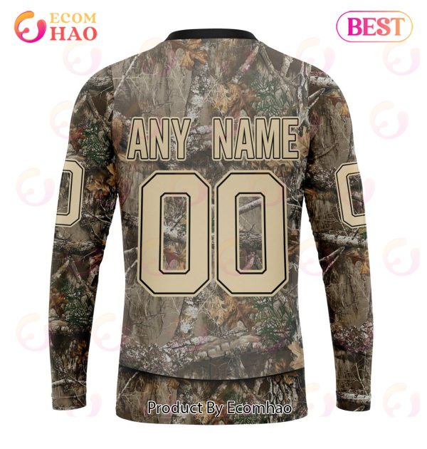 NHL San Jose Sharks Specialized Unisex Vest Kits With Realtree Camo 3D Hoodie
