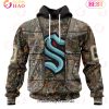 NHL San Jose Sharks Specialized Unisex Vest Kits With Realtree Camo 3D Hoodie