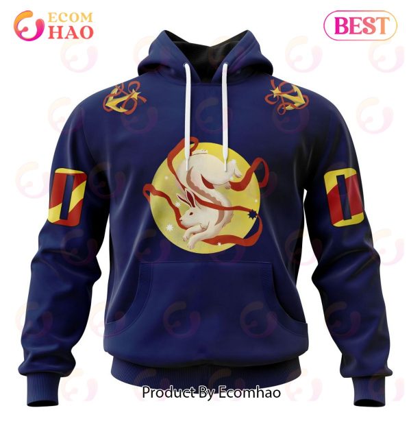 NHL Seattle Kraken 2023 Lunar New Year Design 3D Hoodie