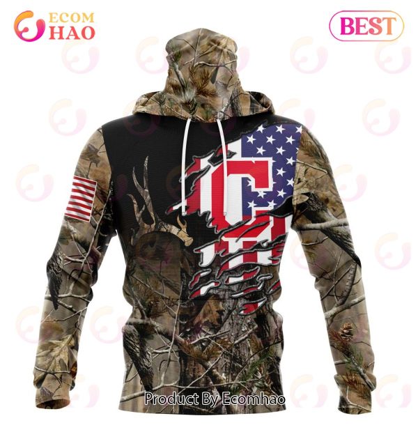 MLB Cleveland Guardians Special Camo Realtree Hunting 3D Hoodie